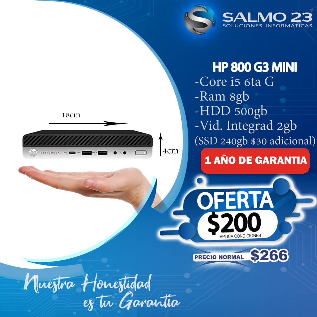 CPU MINI ORIGINAL CORE I5 6TA G | SALMO 23 Soluciones Informáticas